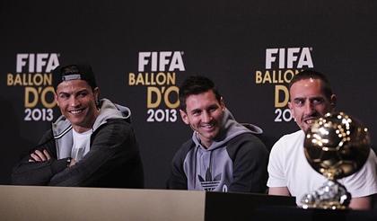 Ronaldo - Messi - Ribery nói gì về nhau trước giờ trao QBV